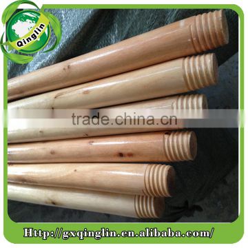 painted wooden poles with long plastic cap and greece thread pine wood