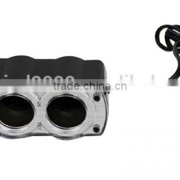 12V/24V Car Cigarette Lighter Three Socket