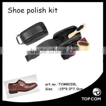 Hot Selling High Class Leather Shoe Polish Set,Shoe Shine Set/Shoe Care Kit photo-5