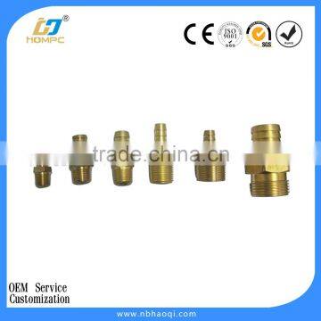 Male thread brass hdpe hose barb fitting rigid adapter