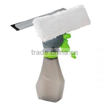 Spray Window Cleaner With Double Sided Microfiber And Rubber Squeegee photo-4