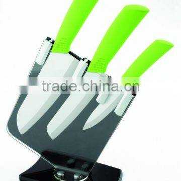 color TPR handle Zirconia white ceramic knife