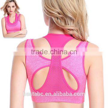 Wholesale Athletic Wear Yoga Clothing Manufacturers Sexy Cross Strap Back Sports Bra photo-5