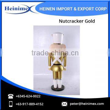 Decorative Nutcracker Gold Statue - Perfect Gift Option photo-2