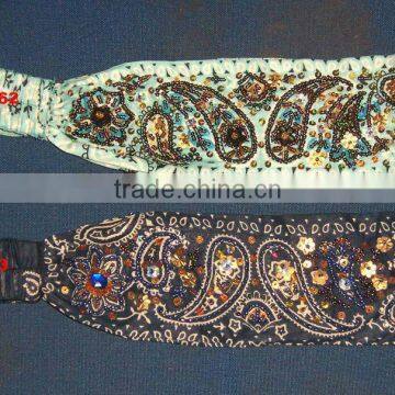 Embroidery printed headband