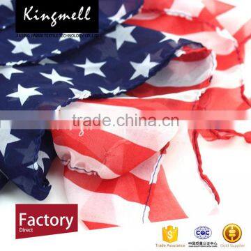 Custom-made Digital Print American Flag Scarf Fashion Scarf photo-4
