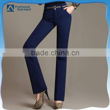 Ladies office pants trousers wholesale slim fit formal pants