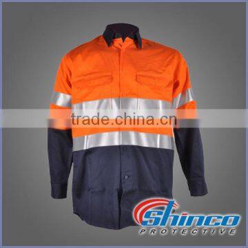 High quanlity yellow High visibility reflective safety warm work Jacket