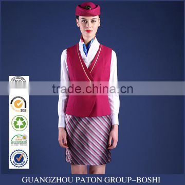 New Design Fashion Airline Uniform Airline Stewardess