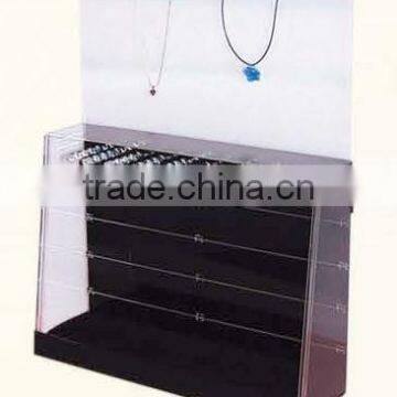 Fashion Ear Piercing Ring Spinning Acrylic Jewelry Display Case photo-5