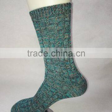 Men Thermal Thin Socks With Melanged Yarn Double Cylinder photo-4