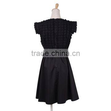 Maxnegio Lace Patchwork Ladies Fashion Casual Dress photo-5