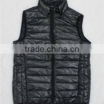 Winter outer wear breathable men vest jacket without hood(MV130056)