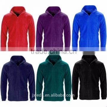 High quality men/women coat custom, unisex anti-pill outdoor polar fleece jacket OEM wholesale