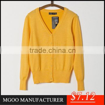 MGOO Popular High Quality Women Cardigan Sweaters For Winter Knitted Hand Made Light Sweater