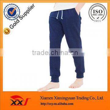 men latest design cotton french terry fashion wholesale blank jogger pants