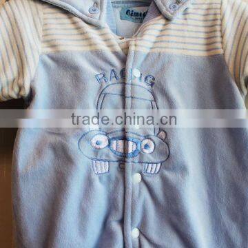 Hot Sale 2016 Baby Boys Romper Winter 100% Cotton Bodysuits A25-31639 photo-2