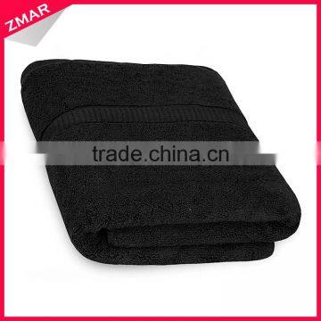 100% Cotton Promotion Black Color Hotel Custom Cooling Quick Dry Towel photo-1