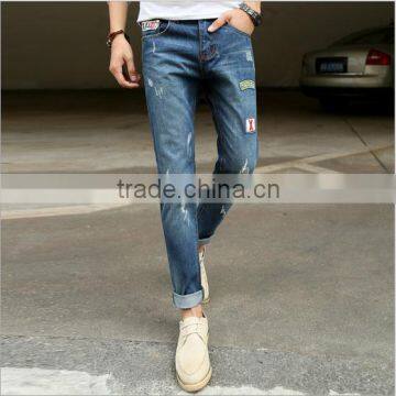 Men Latest Design Denim Jeans Pants Wholesale Cheap For Man Trousers photo-2