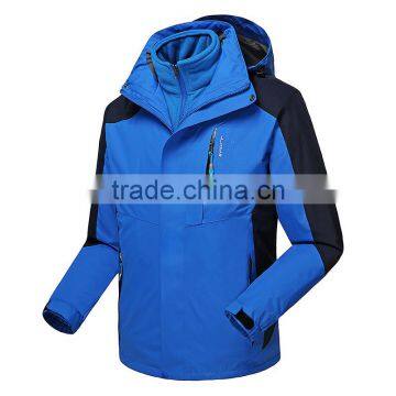 Men's Blue Thick Outstanding Softshell Jacket with Low Price