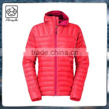 New series of red outdoor down jacket for women