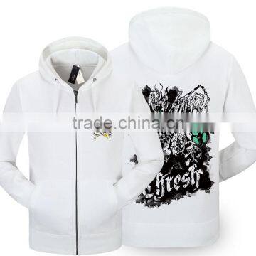 Factory Wholesale Fitness Hoodie Girl Full Zipper Hoodie Jacket Embroidered Hoodie
