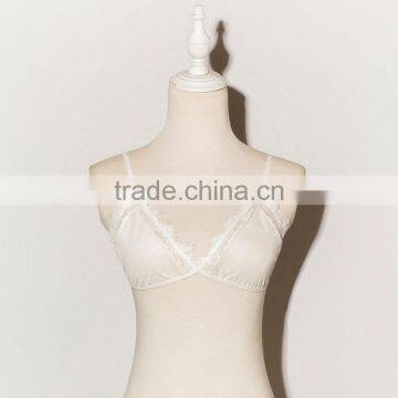 Hot Sexy Young Lady Transparent Lace Top Bra photo-2