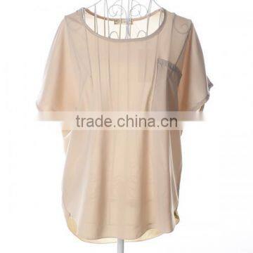 Chiffon Women Short Sleeve Blousesoffice Skirts and Blouses for Women photo-6