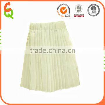 Summer Season Clothes Double Layer Chiffon Pleated Skirt for Girl photo-4