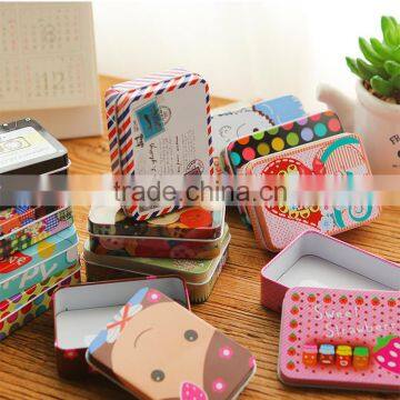 Cute Cartoon Sundry Tin Retro Mini Tin Boxes, Jewelry Jewelry Card Small Iron Box photo-3
