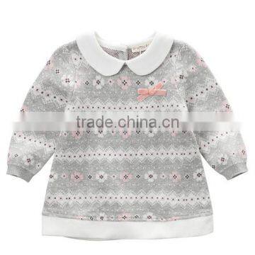 China Factory Wholesale Knitted Crocheted Pattern New Born Baby Sweater for Girls photo-5