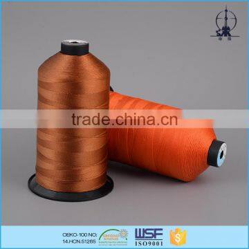 China manufacturer 100% Polyester 50D/2 bonded sewing thread for leather shoes