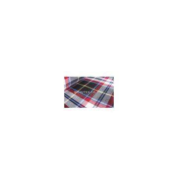 180g/sm Twill Peached Plaid Cotton Yarn Dyed Fabric for T Shirt