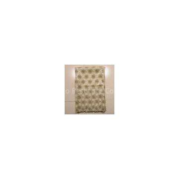 Beige Net African Lace Fabrics , Fancy Grande Toilette