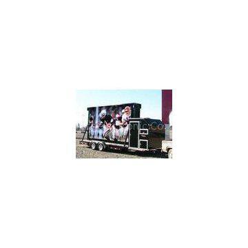 outdoor mobile P16mm video trailer led screen with full color