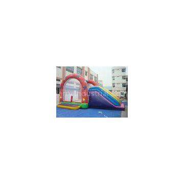 Combo Commercial Inflatable Slide , Inflatable Bouncer Slide For Playing