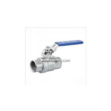 Stainess Steel 2PC Ball Valve, Full Bore, Threaded end, 1000PSI, DIN, PN63