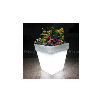 Color Changing Cube Led Flower Pot