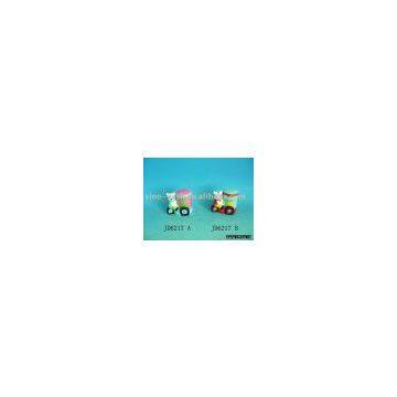 ceramic tigers' carrying pots money banks, 2/S, money saving boxes
