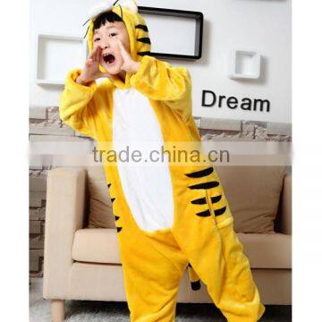 Tiger Anime Flannel Pajama Kid Onesie Unisex Homewear