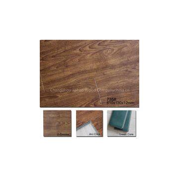 Cheap FOB CIF Price Big U-Groove Laminated Wooden Flooring