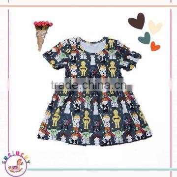 children latest dress style cotton spandex childrens clothing 2-6 yeas latest toddler dresses