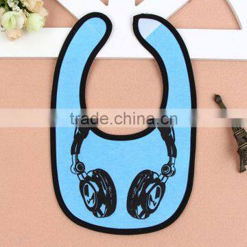 Wateproof Double Sided Design Baby Bib 100% Cotton Organic Bib photo-2