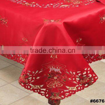 Popular hot-sale christmas table cloth tablecloth