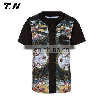 Baseball Bottons Shirt,mesh Baseball Jersey,custom Baseball Shirt photo-5