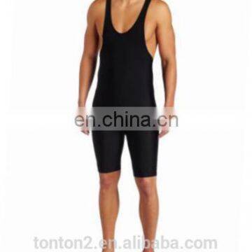 Custom Sublimated High Stretch Lycra Fabric Wrestling Singlet