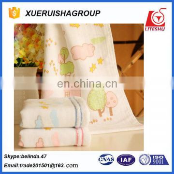 cartoon cute kids cotton face towel for wholesale