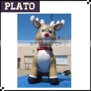 lovely inflatable animal , giant inflatable christmas milu for outdoor event