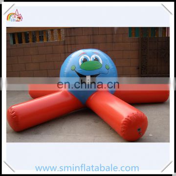 Commercial 0.9mm pvc inflatable water toy, floating water buoy, water park funny swim buoy from china supplier