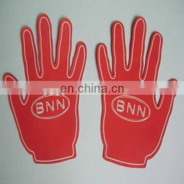 2014 world cup promotional cheering EVA sponge foam finger foam hand